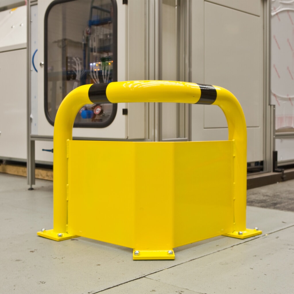 N° de l'image du produit 2 : Arceau de protection de coin avec protection anti-encastrement, pour l’intérieur Hxl 350 x 600 mm