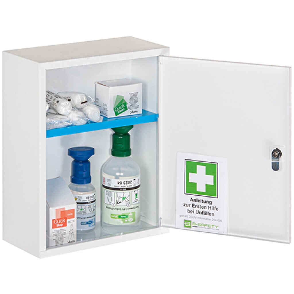 N° de l'image du produit 2 : Armoire à pharmacie B-Safety STANDARD, avec remplissage ÖNORM Z 1020-1