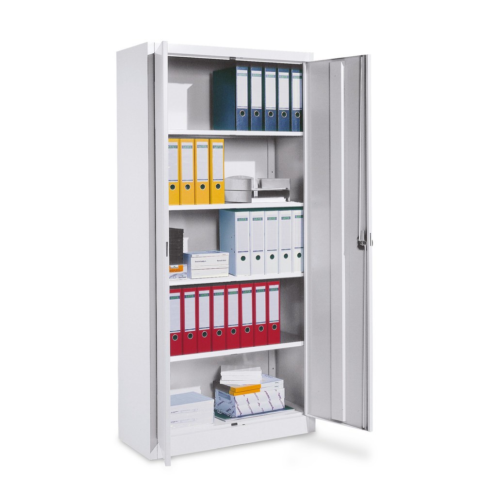 N° de l'image du produit 1 : Armoire à portes battantes, H x l x P 1 950 x 940 x 400 mm, tablettes peintes