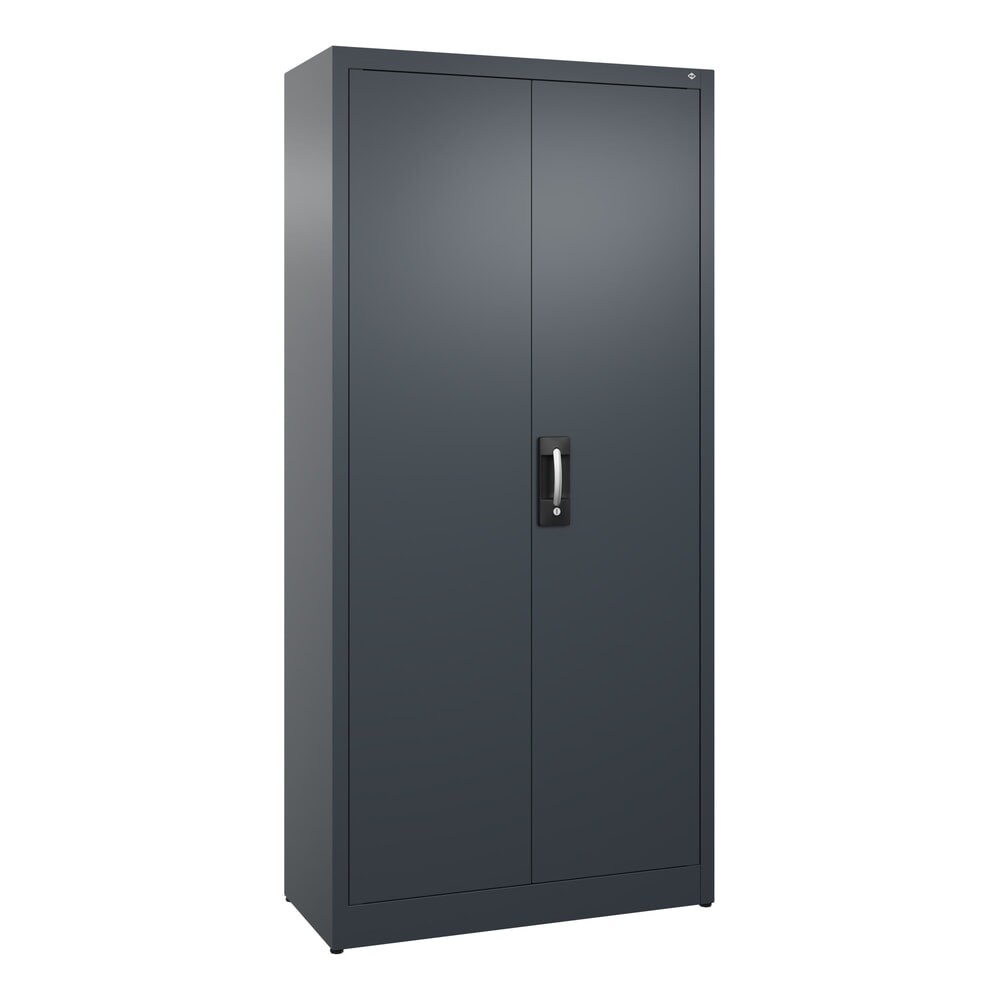 Illustration du produit: Armoire à portes battantes C+P, 5 niveaux, H x l x P 1950 x 930 x 400 mm, gris anthracite, gris anthracite