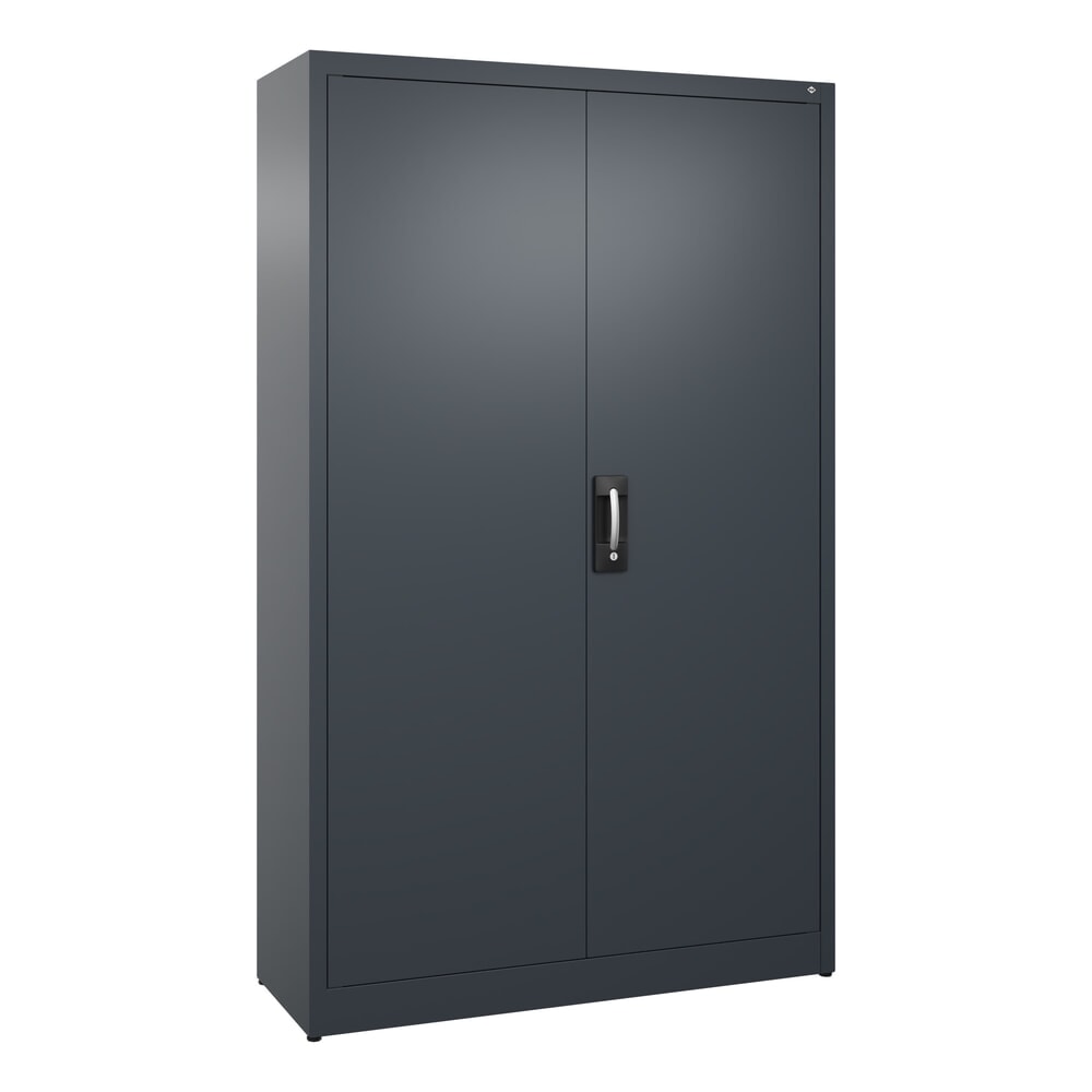 Illustration du produit: Armoire à portes battantes C+P, 5 niveaux, H x l x P 1950 x 1 200 x 400 mm, gris anthracite, gris anthracite