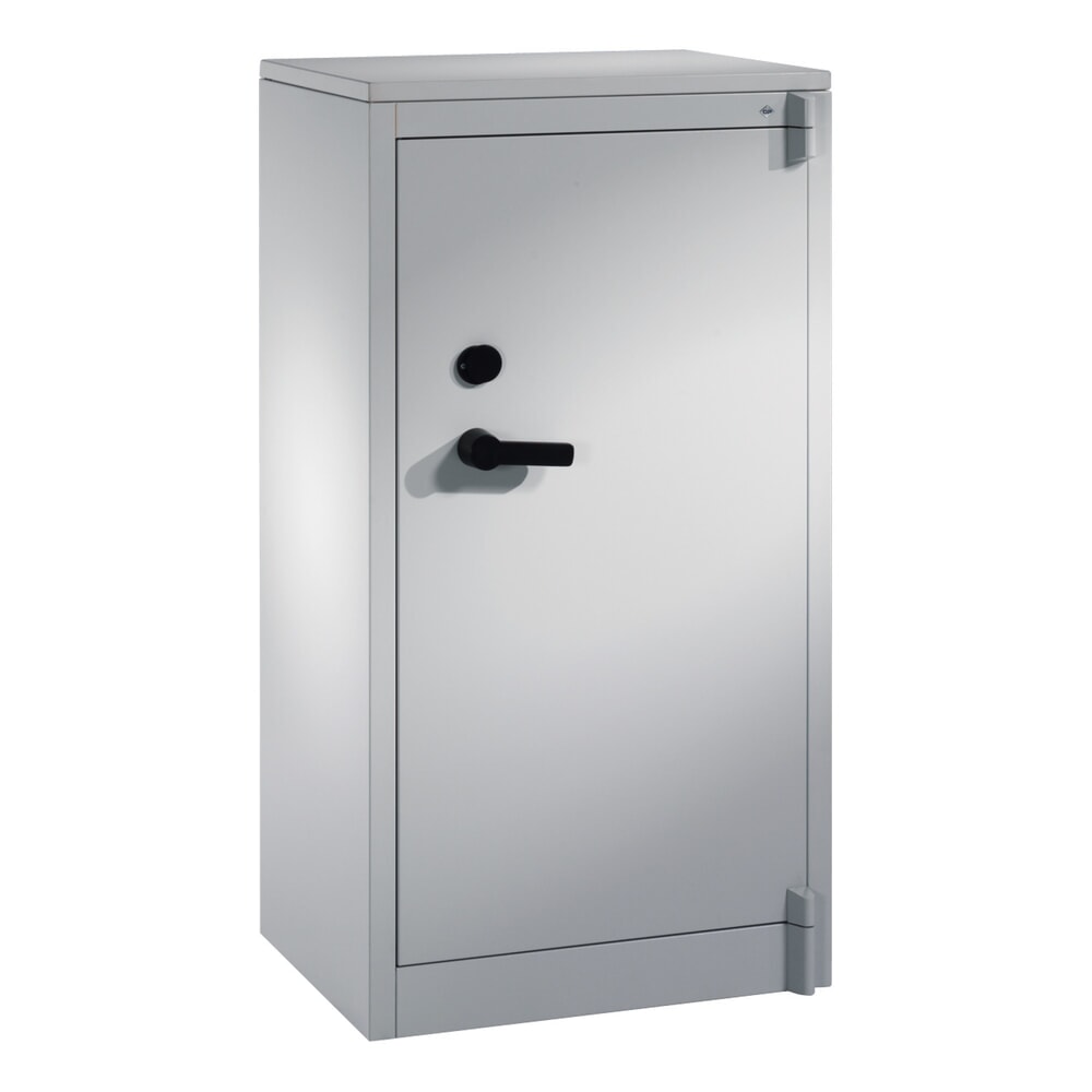 Illustration du produit: Armoire à portes battantes de sécurité C+P, 3 niveaux, H x l x P 1 226 x 650 x 500 mm, gris clair/gris clair, Gris clair