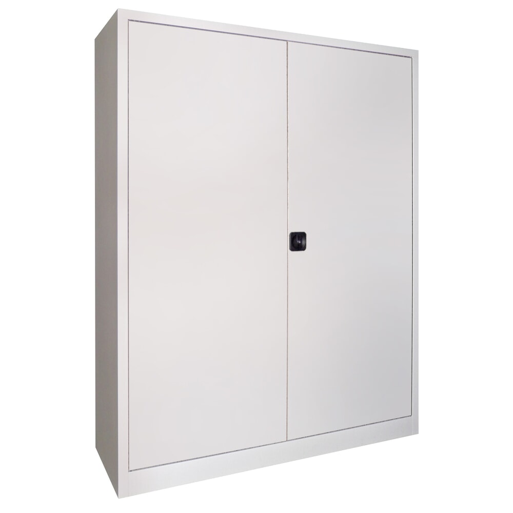 Illustration du produit: Armoire à portes battantes PAVOY, 4 tablettes, H x l x P 1 950 x 1 500 x 500 mm, gris clair, gris clair