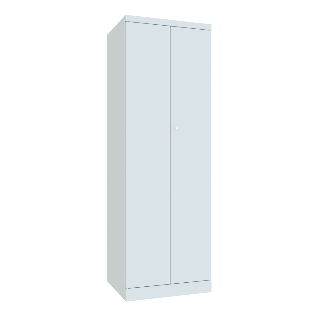 Armoire à portes battantes PAVOY, H x l x P 1 800 x 600 x 500 mm, gris clair, gris clair Illustration du produit: Armoire à portes battantes PAVOY, H x l x P 1 800 x 600 x 500 mm, gris clair, gris clair