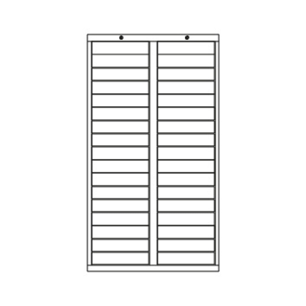 N° de l'image du produit 4 : Armoire à tiroirs légère PAVOY, guidage à coulissement, tiroirs 34 x 100 mm, largeur 1 000 m, bleu gentiane, gris clair