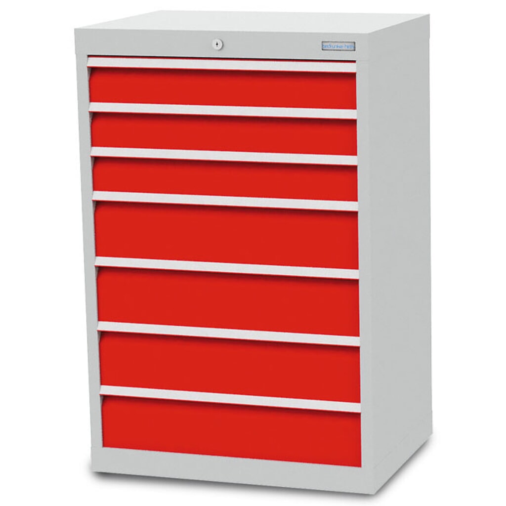Armoire à tiroirs R 24-16 Bedrunka+Hirth, H x l x P 1 019 x 680 x 500 mm, gris clair, bleu clair, 7 tiroirs Illustration du produit: Armoire à tiroirs R 24-16 Bedrunka+Hirth, H x l x P 1 019 x 680 x 500 mm, gris clair, bleu clair, 7 tiroirs