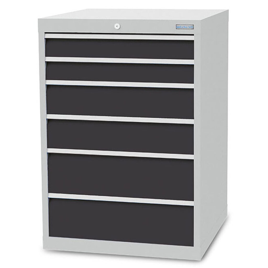 Armoire à tiroirs R 24-24 Bedrunka+Hirth, H x l x P 1 019 x 705 x 736 mm, gris clair, gris anthracite, 6 tiroirs 2 x 100 + 2 x 150 + 2 x 200 mm Illustration du produit: Armoire à tiroirs R 24-24 Bedrunka+Hirth, H x l x P 1 019 x 705 x 736 mm, gris clair, gris anthracite, 6 tiroirs 2 x 100 + 2 x 150 + 2 x 200 mm