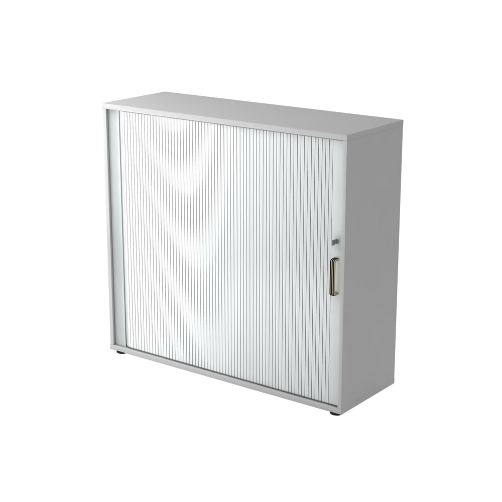 Illustration du produit: Armoire à volet roulant Hammerbacher hor. 3OH 120 cm SG gris/argenté