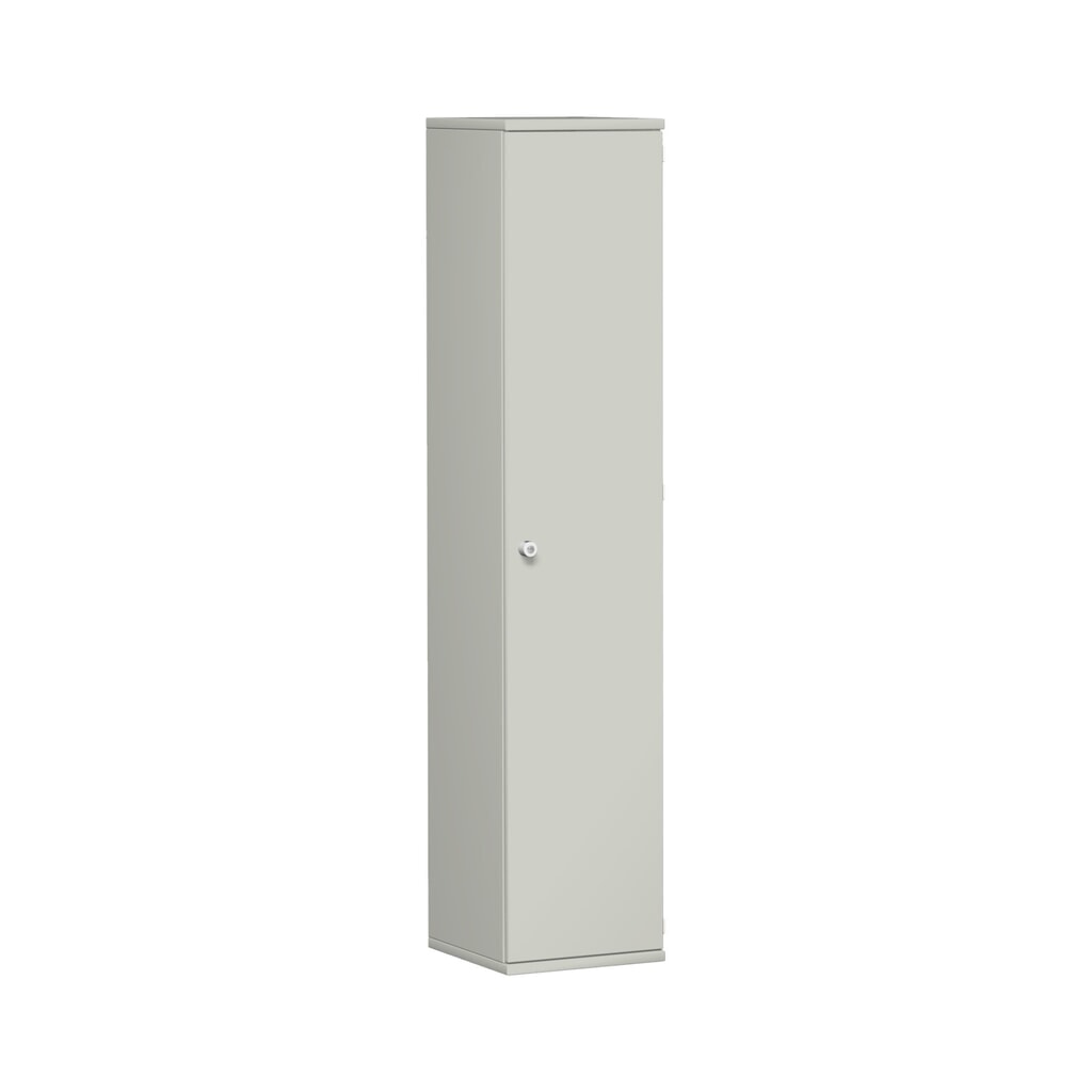 Armoire de bureau Profi, 5 hauteurs de classeur, largeur 400 mm, porte à droite, gris clair Illustration du produit: Armoire de bureau Profi, 5 hauteurs de classeur, largeur 400 mm, porte à droite, gris clair