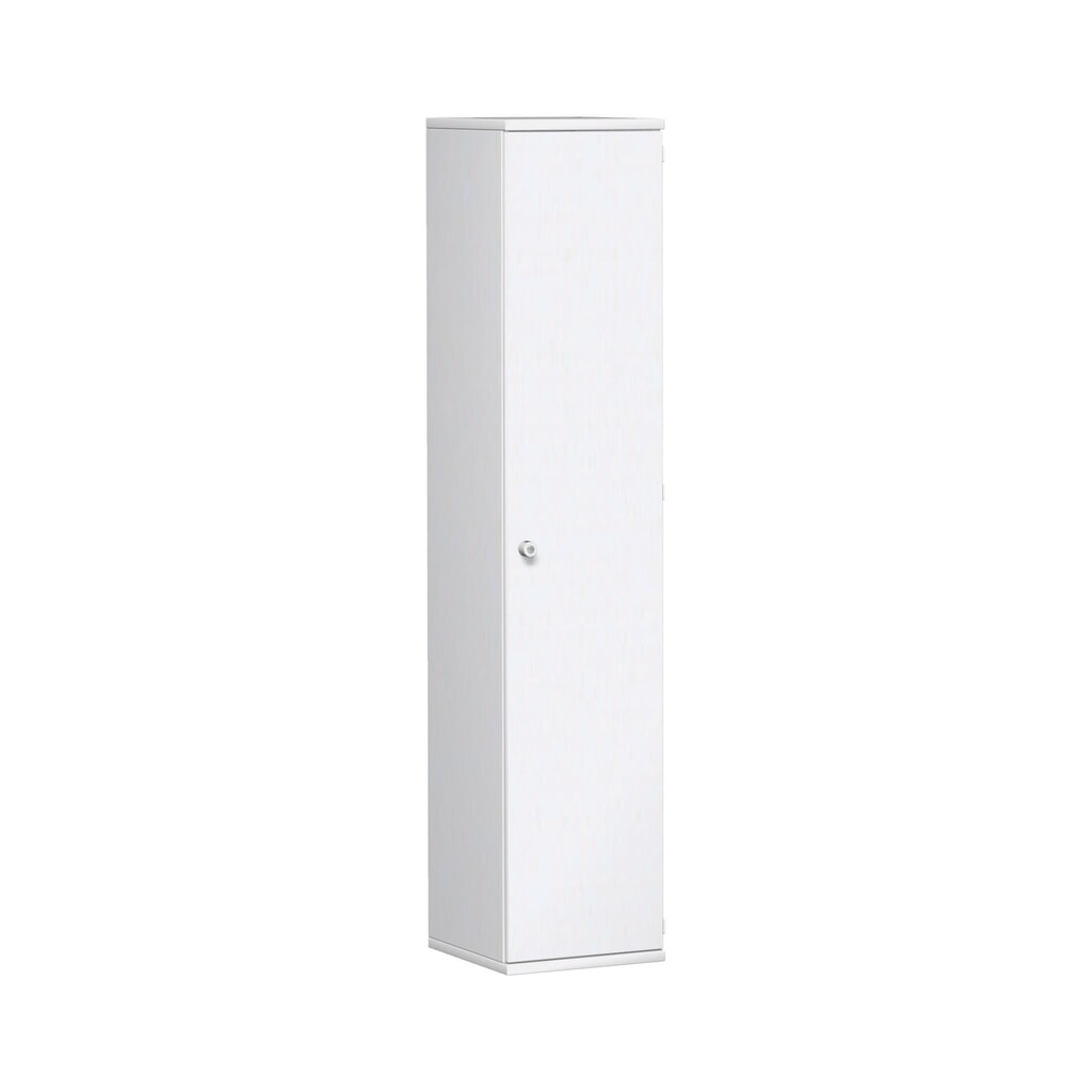 Illustration du produit: Armoire de bureau Profi, 5 hauteurs de classeurs, largeur 400 mm, porte à droite, blanc