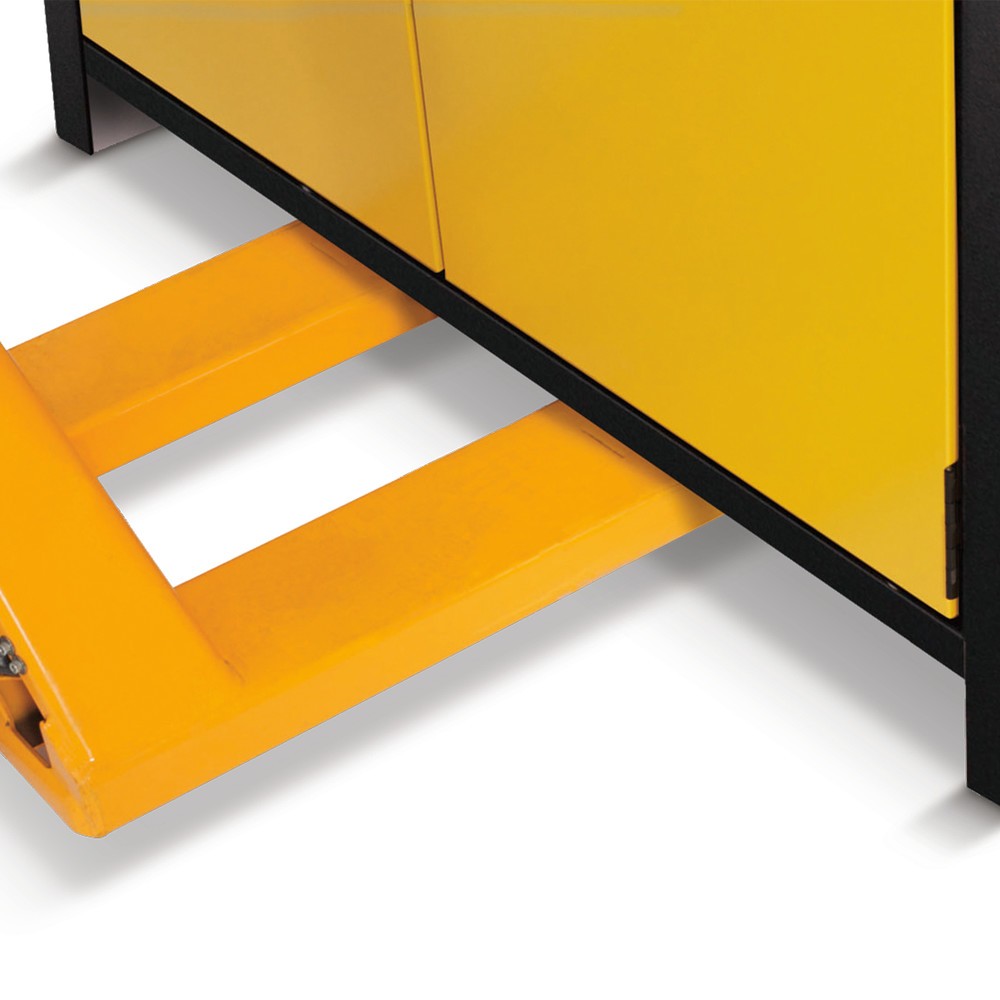 N° de l'image du produit 7 : Armoire coupe-feu asecos® Q-PEGASUS / type 90, 4 cuves extractibles, haut. x larg. x prof. 1 953 x 599 x 615 mm, rouge signalisation