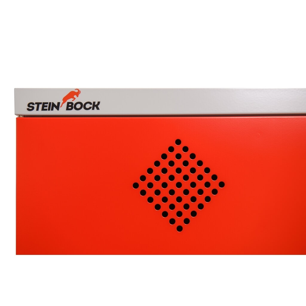 Armoire de sécurité Steinbock® pour conteneurs d’huile, 2 étagères grillagées, 1 cuve de rétention, HxlxP 1 950 x 950 x 500 mm N° de l'image du produit 9 : Armoire de sécurité Steinbock® pour conteneurs d’huile, 2 étagères grillagées, 1 cuve de rétention, HxlxP 1 950 x 950 x 500 mm