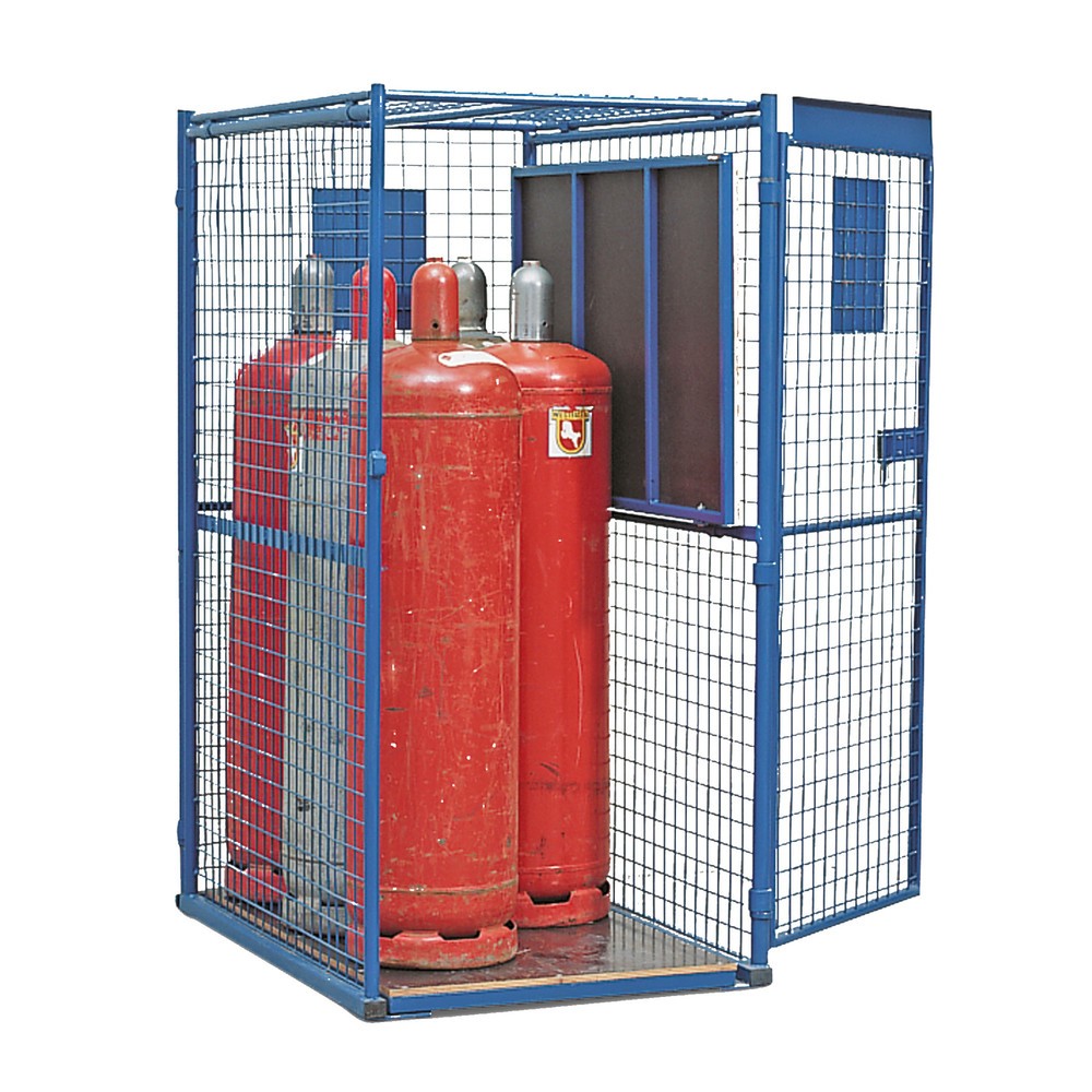 Illustration du produit: Armoire grillagée pour bouteilles de gaz, 1 porte H x l x P 1 670 x 790 x 1 180 mm