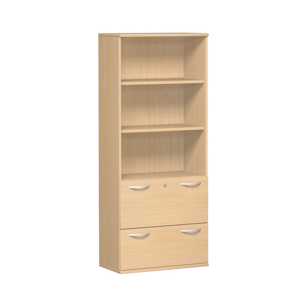 Armoire modulaire Profi avec dossiers suspendus, 5 hauteurs de classeurs, hêtre Illustration du produit: Armoire modulaire Profi avec dossiers suspendus, 5 hauteurs de classeurs, hêtre