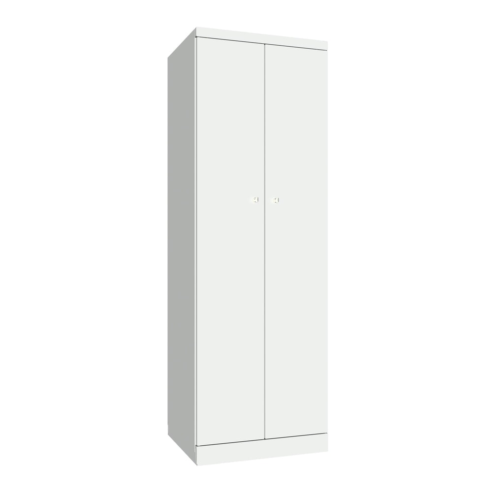 Illustration du produit: Armoire-penderie PAVOY avec portes battantes, H x l x P 1 800 x 600 x 500, fermeture individuelle, gris clair, gris clair