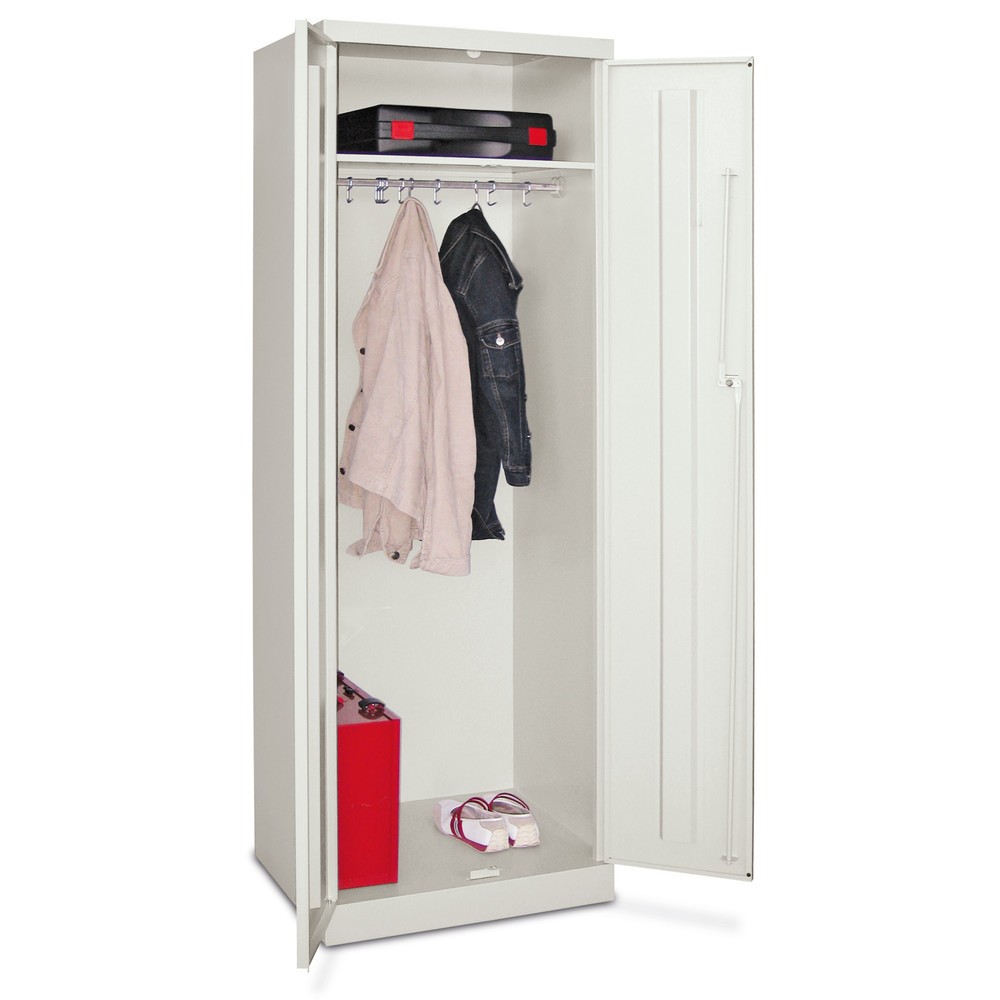 Illustration du produit: Armoire-penderie PAVOY, H x l x P 1.800 x 600 x 500 mm, blanc pur, blanc pur