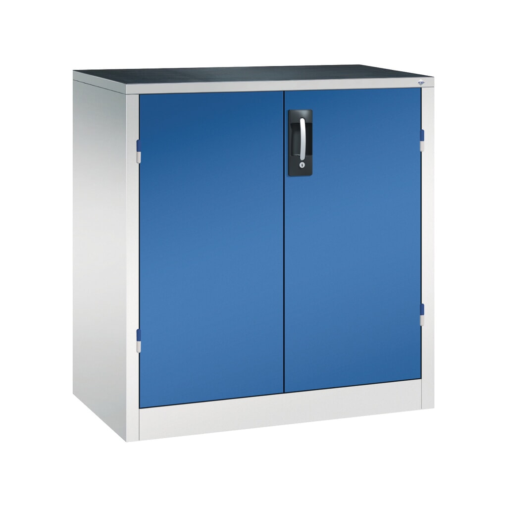 Armoire pour charges lourdes C+P avec 1 tablette, H x l x P 1 000 x 930 x 500 mm, gris clair, bleu gentiane Illustration du produit: Armoire pour charges lourdes C+P avec 1 tablette, H x l x P 1 000 x 930 x 500 mm, gris clair, bleu gentiane