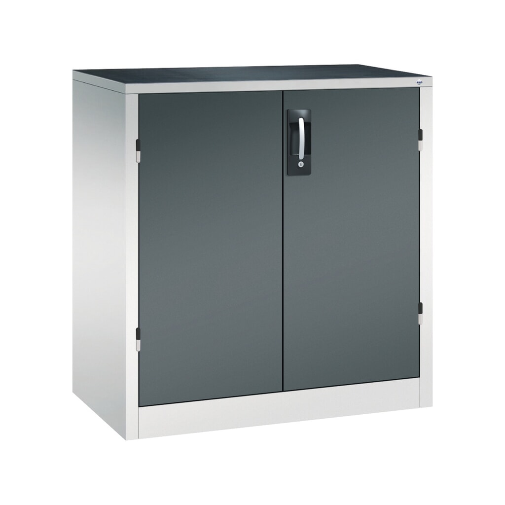 Armoire pour charges lourdes C+P avec 1 tablette, H x l x P 1 000 x 930 x 500 mm, gris clair, gris anthracite Illustration du produit: Armoire pour charges lourdes C+P avec 1 tablette, H x l x P 1 000 x 930 x 500 mm, gris clair, gris anthracite