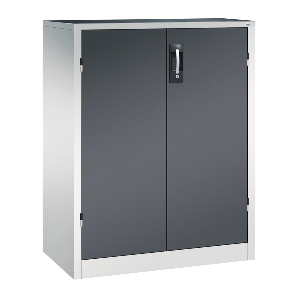 Armoire pour charges lourdes C+P avec 2 tablettes, H x l x P 1 200 x 930 x 500 mm, gris clair, gris noir Illustration du produit: Armoire pour charges lourdes C+P avec 2 tablettes, H x l x P 1 200 x 930 x 500 mm, gris clair, gris noir