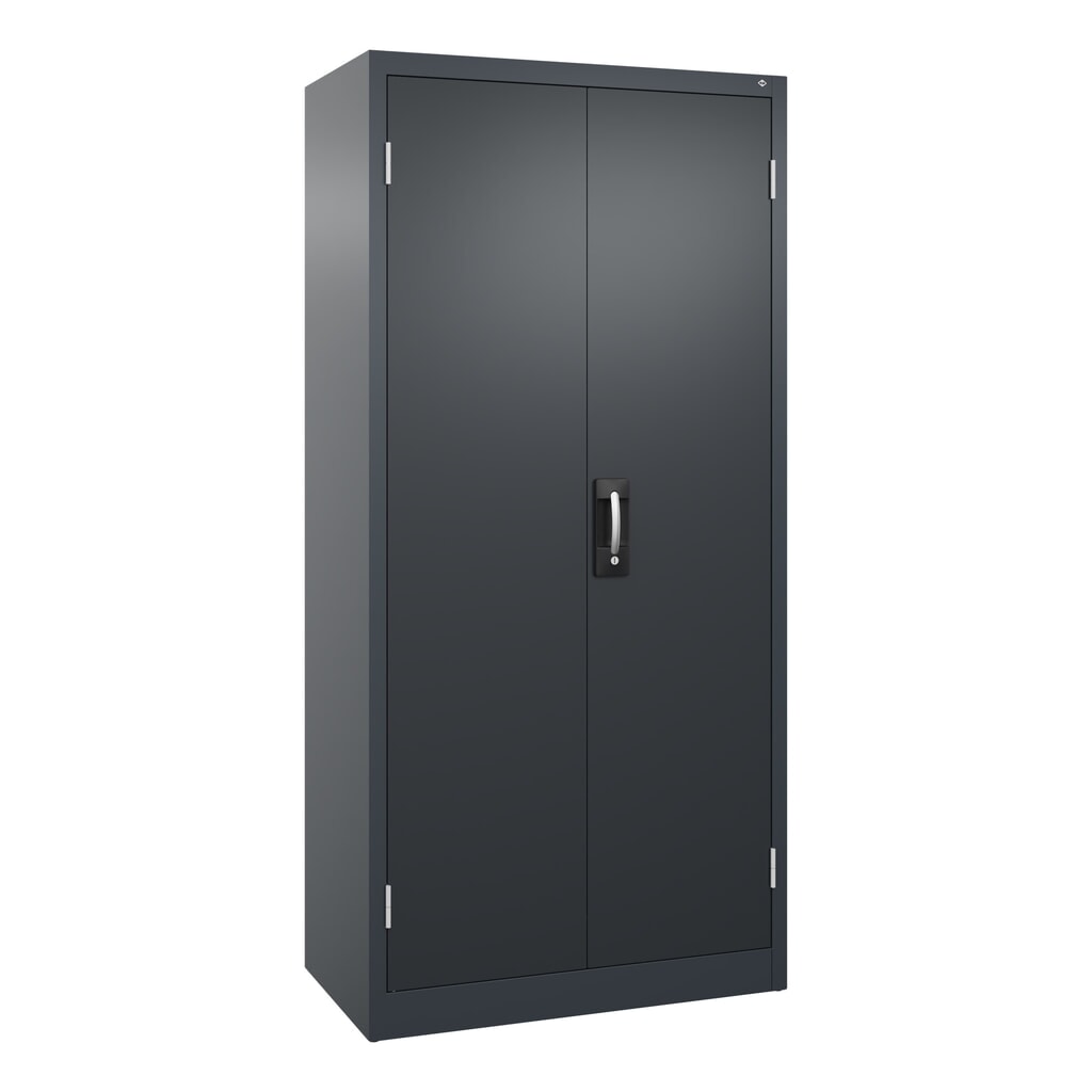 Armoire pour charges lourdes C+P avec 4 tablettes, H x l x P 1 950 x 930 x 500 mm, gris anthracite, gris noir Illustration du produit: Armoire pour charges lourdes C+P avec 4 tablettes, H x l x P 1 950 x 930 x 500 mm, gris anthracite, gris noir