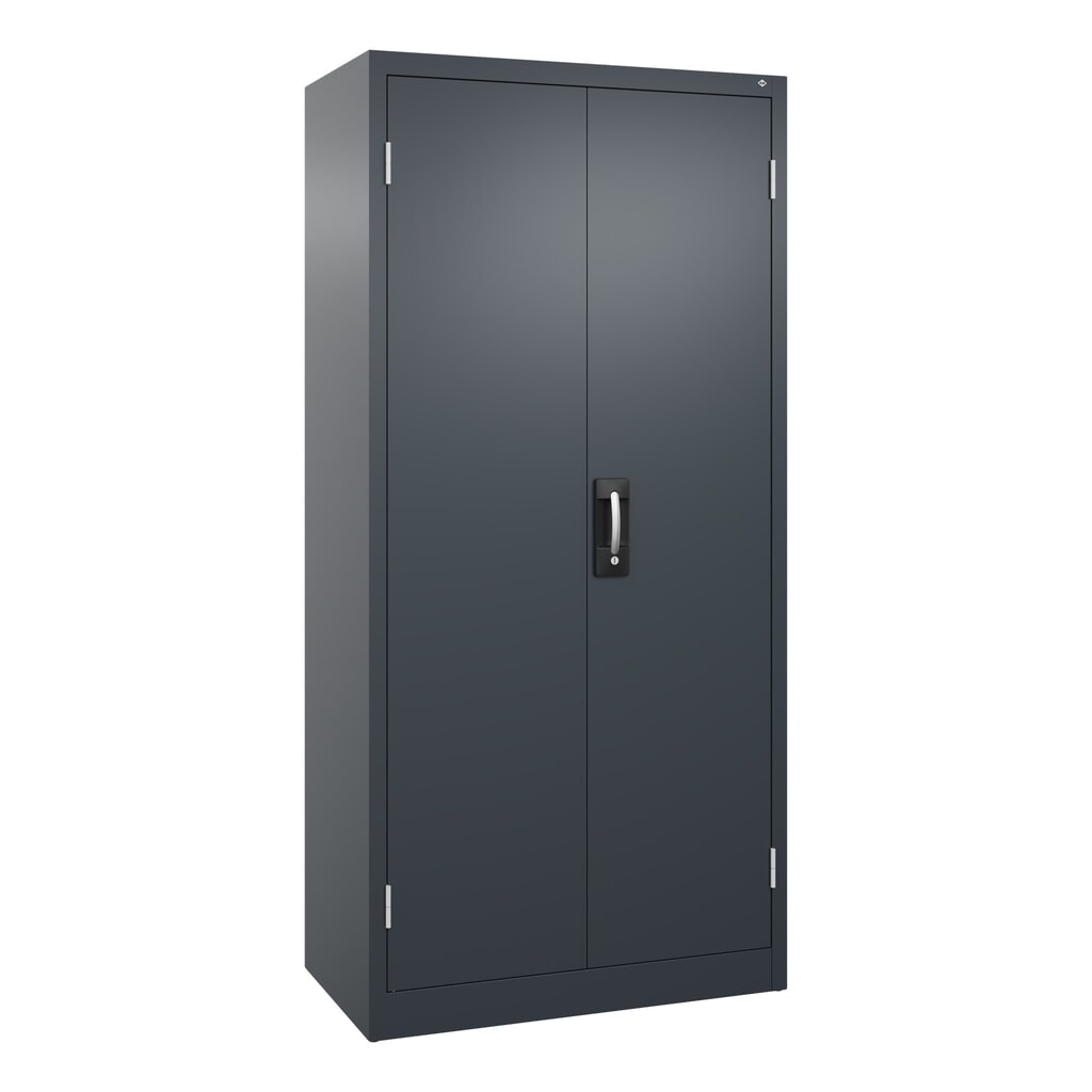 Armoire pour charges lourdes C+P avec 4 tablettes, H x l x P 1 950 x 930 x 500 mm, gris anthracite, gris anthracite Illustration du produit: Armoire pour charges lourdes C+P avec 4 tablettes, H x l x P 1 950 x 930 x 500 mm, gris anthracite, gris anthracite