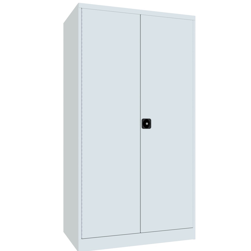 Armoire pour charges lourdes PAVOY Premium avec paroi intermédiaire, 8 tablettes, gris clair, gris clair N° de l'image du produit 2 : Armoire pour charges lourdes PAVOY Premium avec paroi intermédiaire, 8 tablettes, gris clair, gris clair