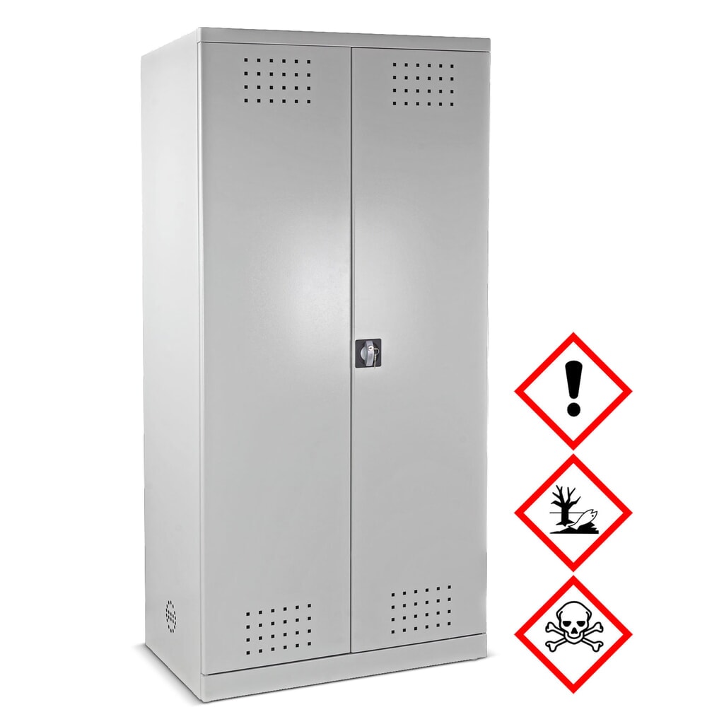 Armoire à produits chimiques HEMMDAL avec 4 cuves de rétention, haut. x larg. x prof. 1 920 x 920 x 580 mm N° de l'image du produit 2 : Armoire à produits chimiques HEMMDAL avec 4 cuves de rétention, haut. x larg. x prof. 1 920 x 920 x 580 mm