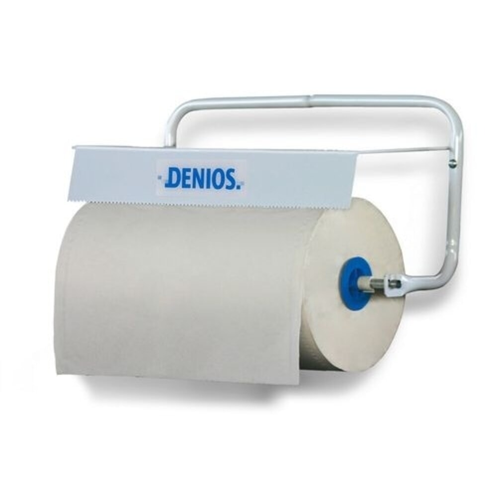 Illustration du produit: Support mural pour rouleaux en non-tissé absorbant Denios DENSORB jusqu’à 40 cm