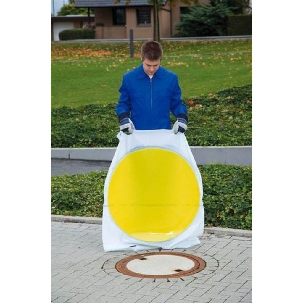 Illustration du produit: Denios tapis d’étanchéité de protection des canalisations, forme ronde, hauteur 8 mm, Ø 450 mm