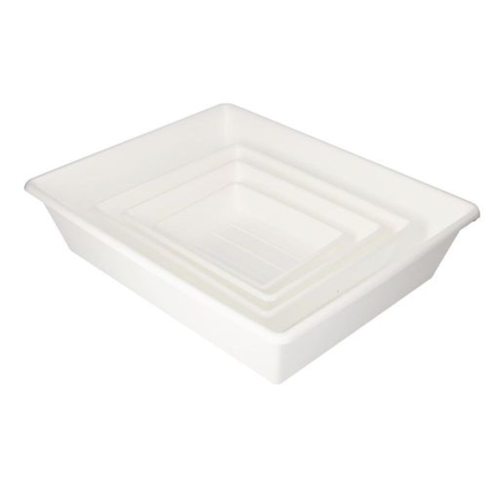 Illustration du produit: Denios ensemble de bacs de laboratoire, comprenant quatre bacs de 1, 3, 5 et 15 litres