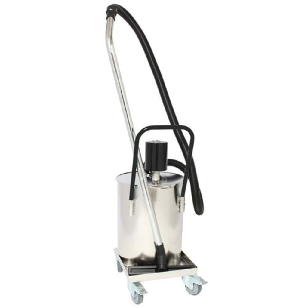 Illustration du produit: Denios aspirateur à liquide ATEX, comprenant un réservoir à liquide à roulettes de 50 litres