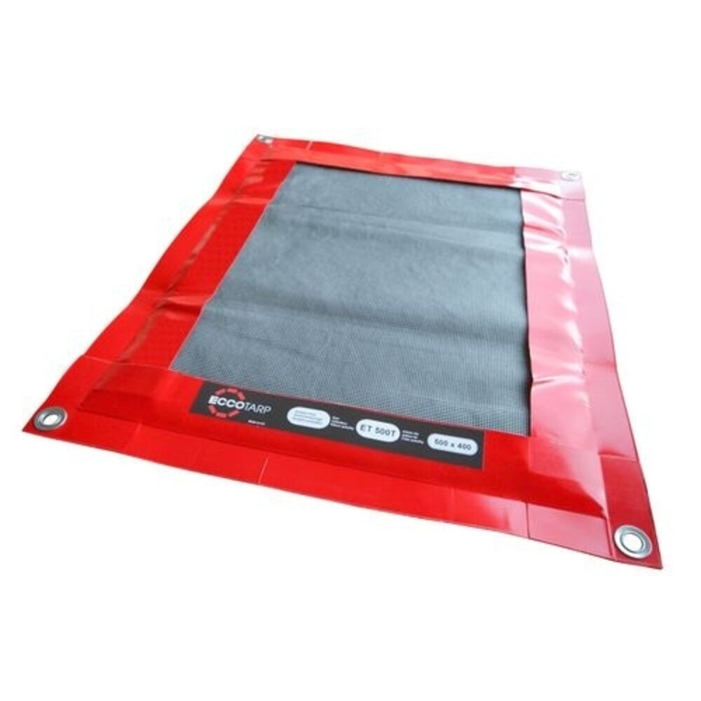 Illustration du produit: Denios bac de rétention des gouttes réutilisable pliable en plastique avec absorbant remplaçable, volume de 1 l, l x P 480 x 580 mm