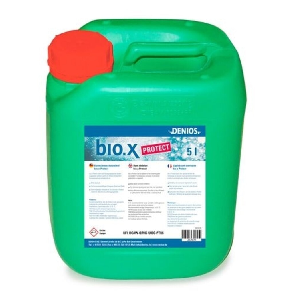 Illustration du produit: Denios produit anticorrosion bio.x Protect, 5 l, additif pour bains de nettoyage bio.x