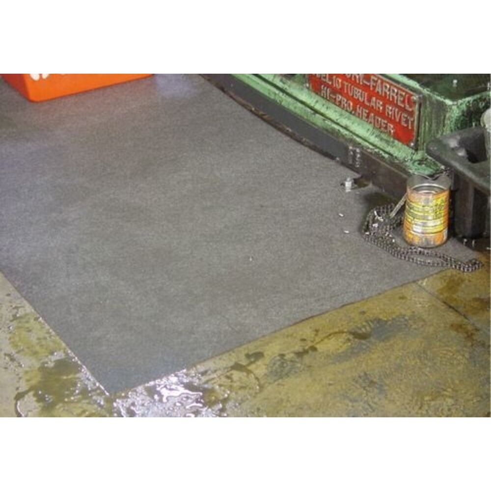 N° de l'image du produit 3 : Denios rouleau de protection de sol en absorbant DENSORB Extra en polyéthylène (PE), avec revêtement en polyéthylène (PE) noir, 91 cm x 15 m