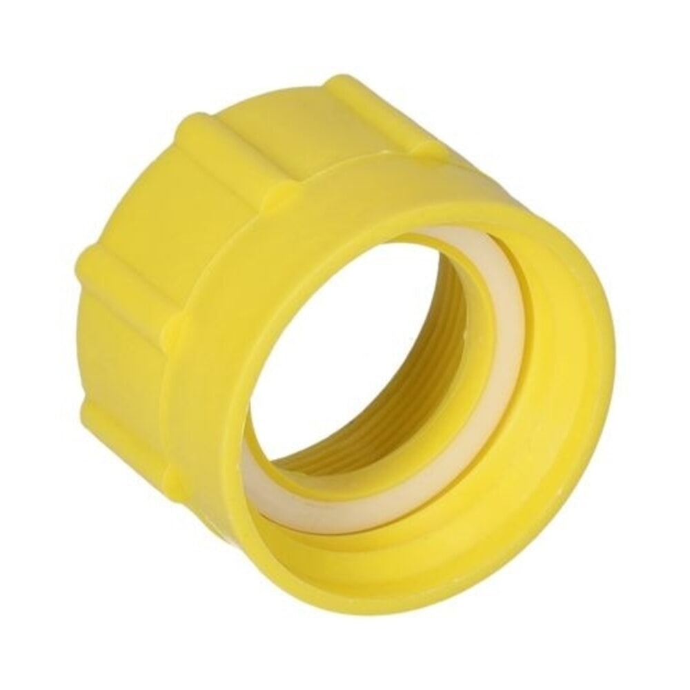 N° de l'image du produit 4 : Denios adaptateur fileté de 2 pouces fin (l) vers DIN 61 / 31 (l), jaune