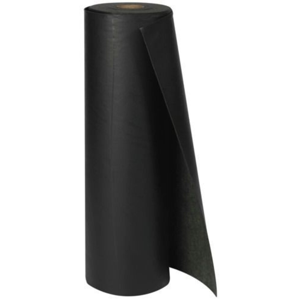 N° de l'image du produit 4 : Denios rouleau de protection de sol en absorbant DENSORB Extra en polyéthylène (PE), avec revêtement en polyéthylène (PE) noir, 91 cm x 15 m
