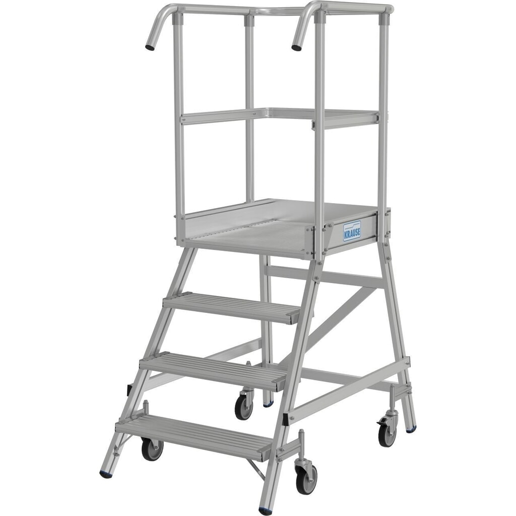 Échelle à plate-forme KRAUSE®, mobile, hauteur déployée 0,95 m N° de l'image du produit 11 : Échelle à plate-forme KRAUSE®, mobile, hauteur déployée 0,95 m