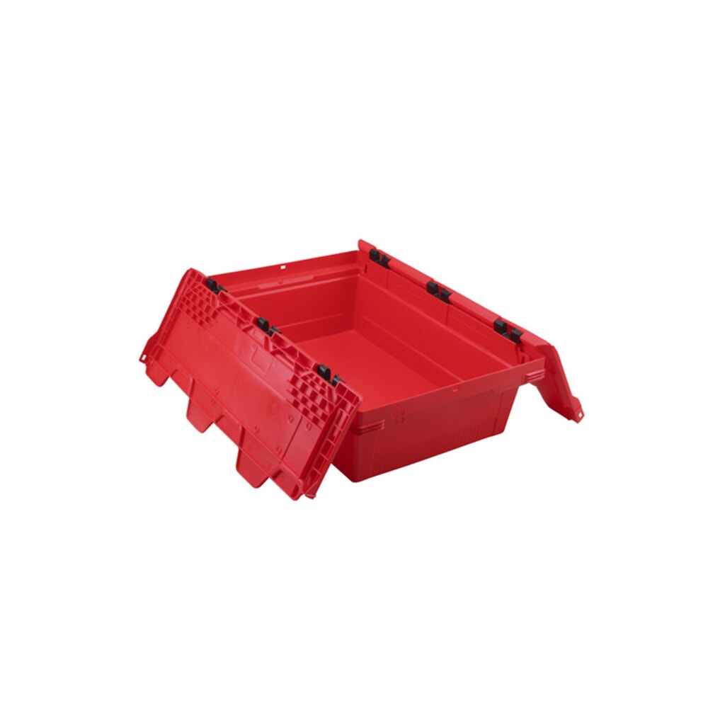 N° de l'image du produit 1 : Allit Eurobox, en PP, haut. x larg. x prof. 349 x 600 x 400 mm, 29 litres, rouge