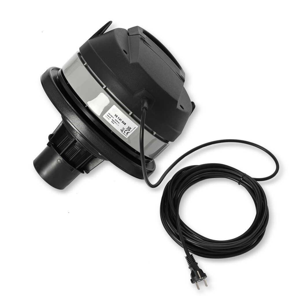 N° de l'image du produit 3 : Steinbock® aspirateur à pompe VS 1/41 SUB, puissance max. 1 200 W, capacité 41 l, acier inoxydable