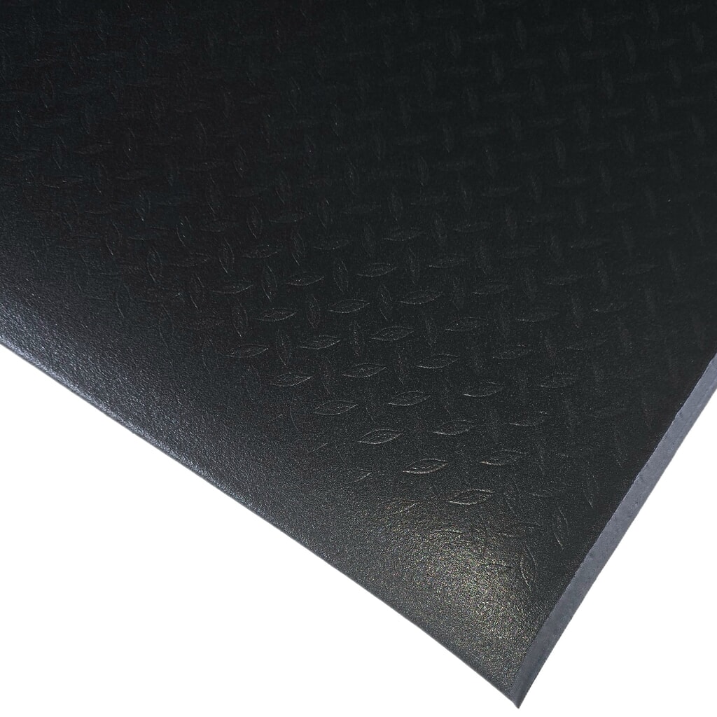 Steinbock® Tapis anti-fatigue ErgoSoft, motif en losange, monocouche, 600 mm x 1 000 mm, noir Illustration du produit: Steinbock® Tapis anti-fatigue ErgoSoft, motif en losange, monocouche, 600 mm x 1 000 mm, noir