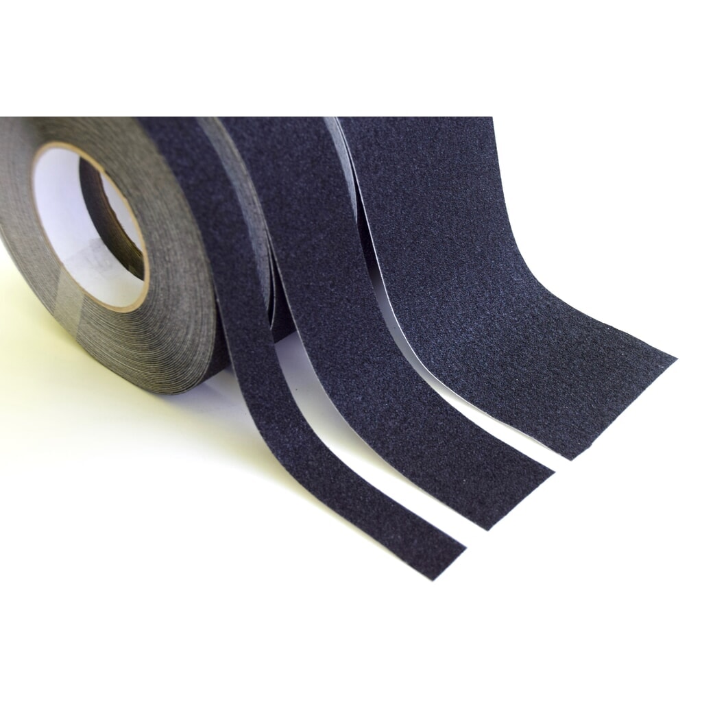 Steinbock® Bande de marquage au sol antidérapante SAFELINE, 25 mm x 18,0 m, noir Illustration du produit: Steinbock® Bande de marquage au sol antidérapante SAFELINE, 25 mm x 18,0 m, noir