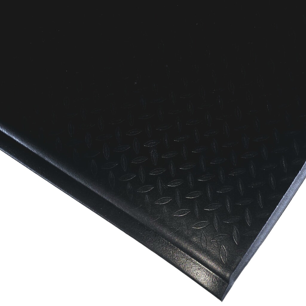 Steinbock® Tapis anti-fatigue ErgoSoft, motif en losange, 2 couches, 600 mm x 1 000 mm, noir Illustration du produit: Steinbock® Tapis anti-fatigue ErgoSoft, motif en losange, 2 couches, 600 mm x 1 000 mm, noir