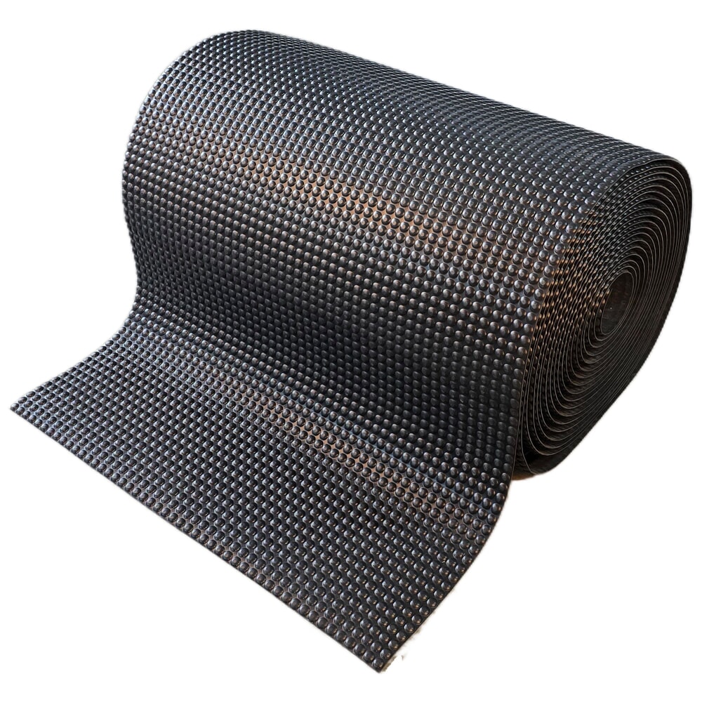 N° de l'image du produit 2 : Steinbock® Tapis anti-fatigue ErgoSoft Pro, sculpture en losange, 2 couches, 900 mm x 1 500 mm, noir/jaune