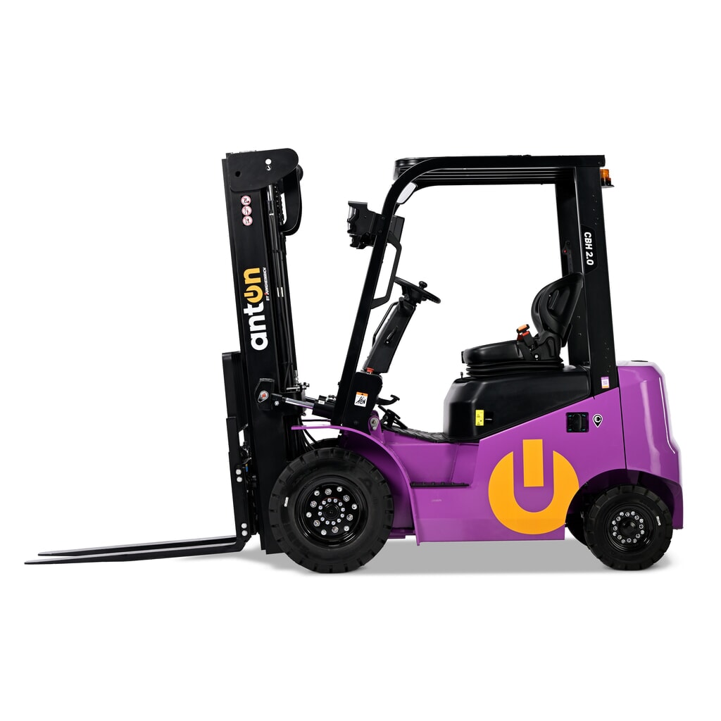 Illustration du produit: AntOn by Jungheinrich chariot élévateur électrique CBH 2.0 avec mât télescopique double, hauteur de levage 3 300 mm, capacité de charge 2 000 kg, avec chargeur embarqué