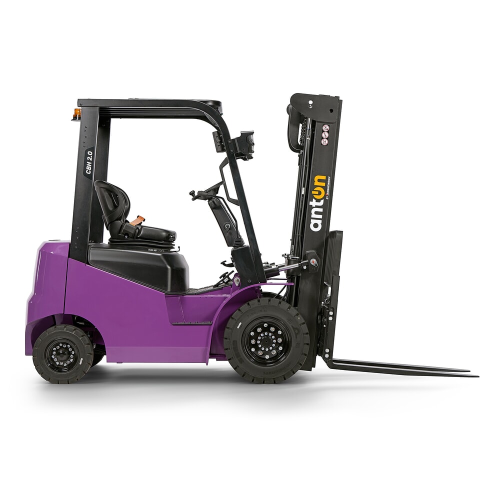 N° de l'image du produit 6 : AntOn by Jungheinrich chariot élévateur électrique CBH 2.0 avec mât télescopique double, hauteur de levage 3 300 mm, capacité de charge 2 000 kg, avec chargeur embarqué