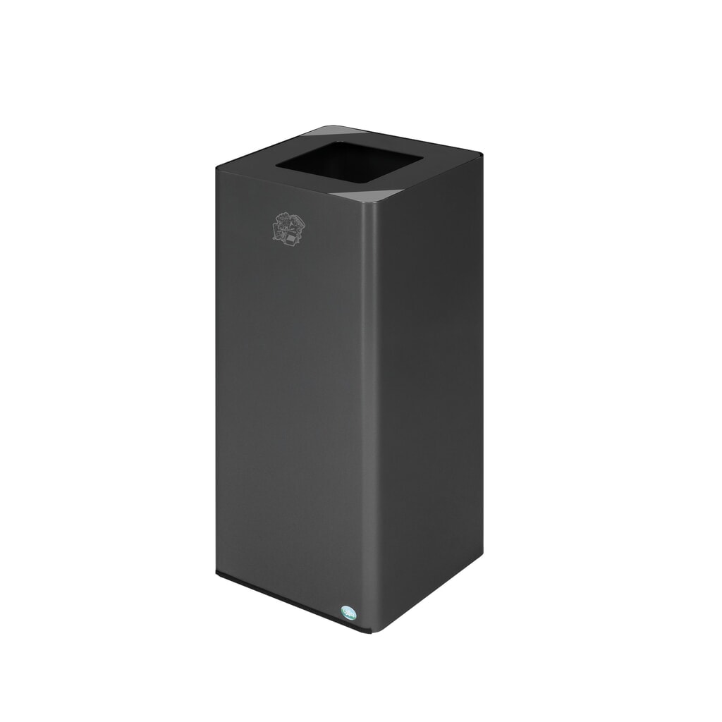 Illustration du produit: Collecteur de recyclage VAR® WSG Quadro 118, avec 4 coins de couleur autocollants
