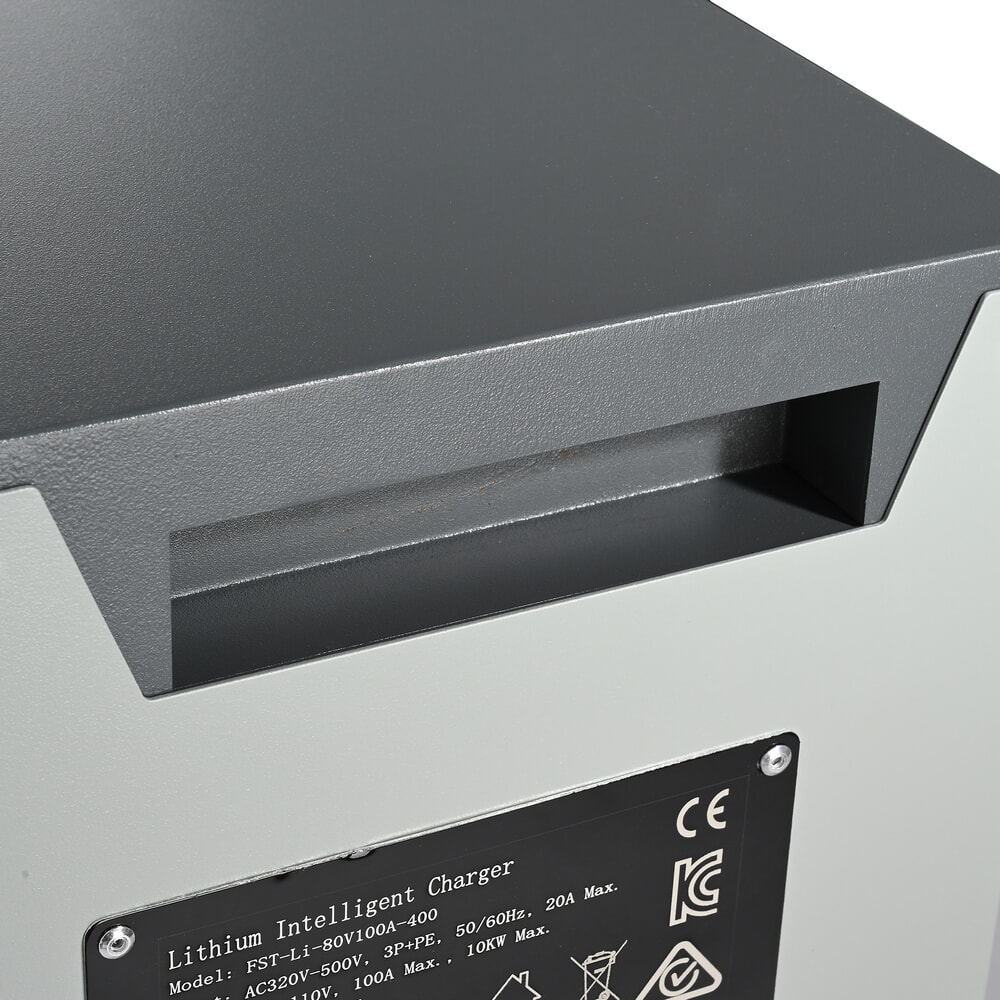 N° de l'image du produit 9 : Chargeur de batterie externe D400, 80 V, 100 A, CEE rouge 32 A, 5 broches - 3P+N+E pour chariot élévateur électrique AntOn by Jungheinrich CBH 2.0