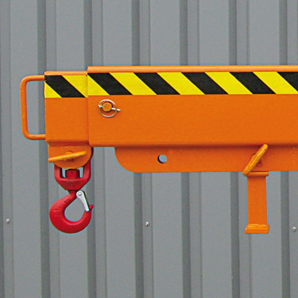Eichinger® Bras de grue télescopique, 2 500 kg, orangé pur N° de l'image du produit 4 : Eichinger® Bras de grue télescopique, 2 500 kg, orangé pur