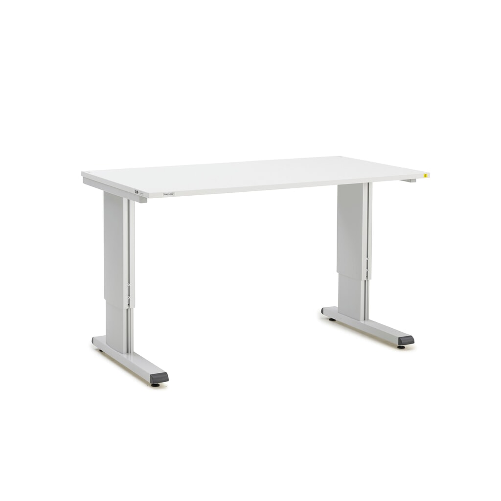 Table de travail TRESTON WB, ESD, réglable en hauteur manuellement, lxP 1 500 x 800 mm Illustration du produit: Table de travail TRESTON WB, ESD, réglable en hauteur manuellement, lxP 1 500 x 800 mm