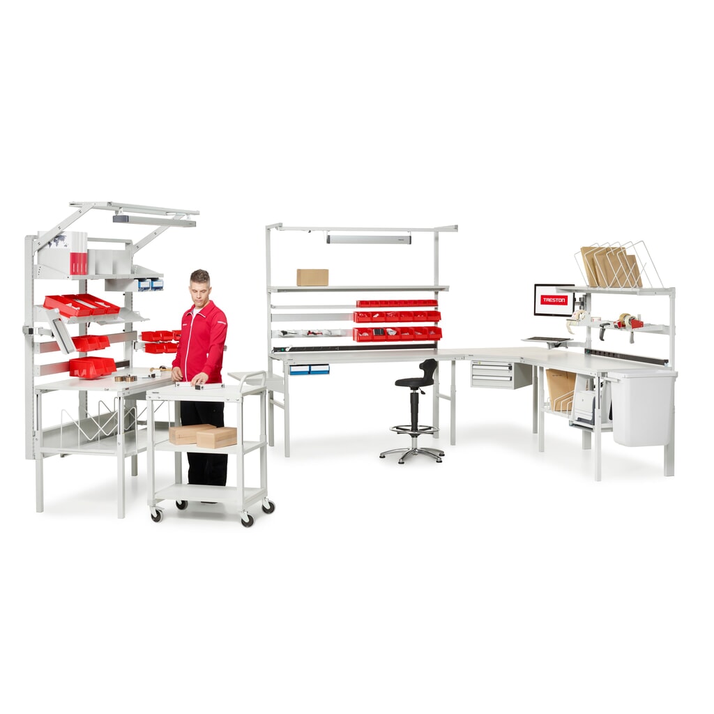 Kit d'adaptation TRESTON pour bras pivotants sur montants perforés et profilés de montage en C N° de l'image du produit 3 : Kit d'adaptation TRESTON pour bras pivotants sur montants perforés et profilés de montage en C